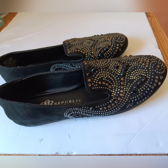 Rock and Republic shoes, size 6½, black with stone decoration,Boho Hipster. - Picture 9 of 9
